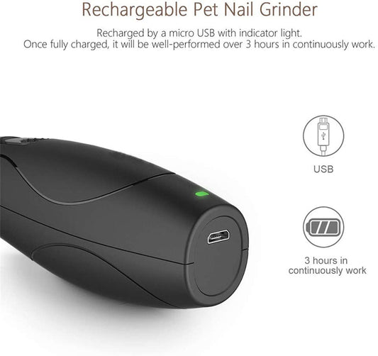 Pet Electric Low Noise Nail Polisher