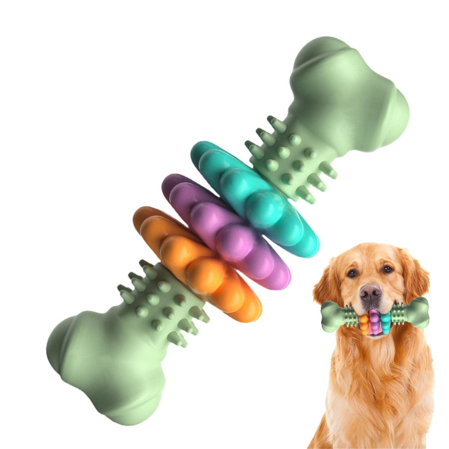 Indestructible TPR Bone Chewing Bite Resistant Toys