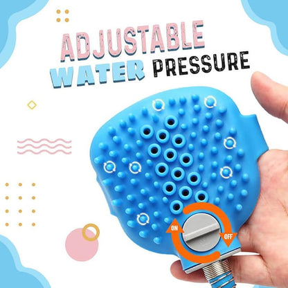 Outdoor Silicone Pet Bathing Shower Brush