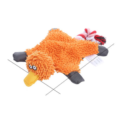 Pet Donkey Shape Corduroy Chew Toy For Dog