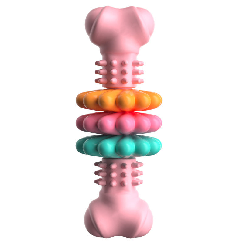 Indestructible TPR Bone Chewing Bite Resistant Toys